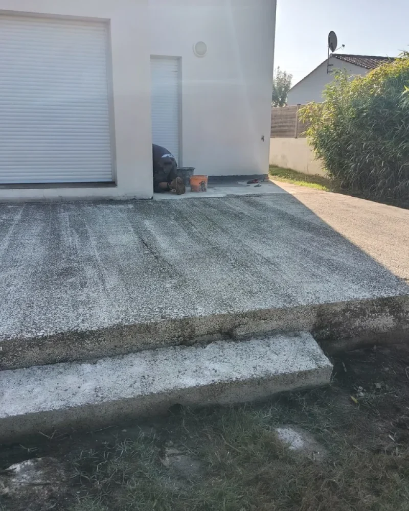 Réalisation de carrelage extérieur par Cire Concept Carrelage, carreleur à Talmont-Saint-Hilaire