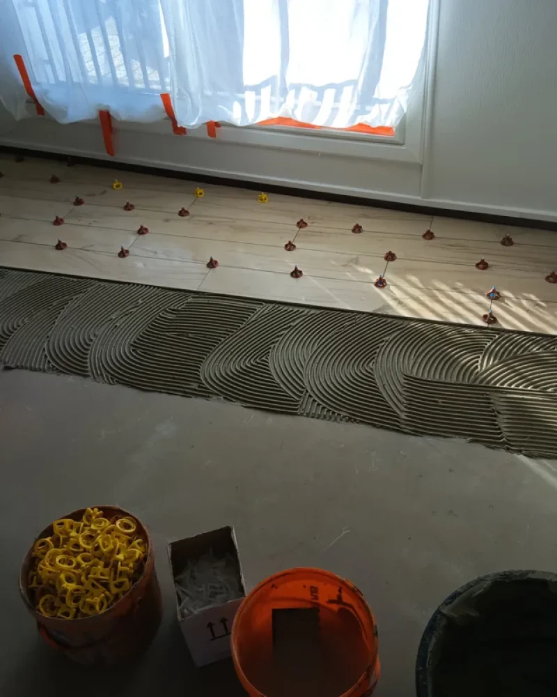 Réalisation de carrelage intérieur par Cire Concept Carrelage, carreleur à Talmont-Saint-Hilaire