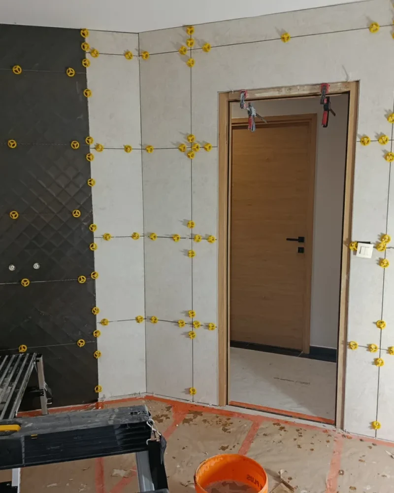 Réalisation de carrelage de salle de bains par Cire Concept Carrelage, carreleur à Talmont-Saint-Hilaire